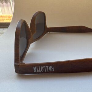 Ballotin Oversized Woodgrain Promo Sunglasses